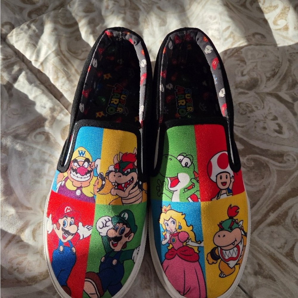 Nintendo Kids Slip On Shoes